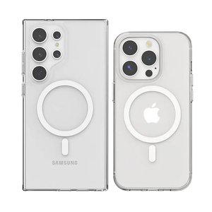 최신 갤럭시 아이폰 투명 케이스 2배자력 맥세이프 베이직 / 핸드폰케이스 S25 엣지 S