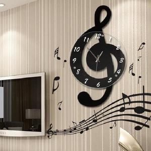 피아노 학원 음표시계 시계 개업 높은음자리표 선물 음악학원 티류으스