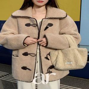 (MADE/디자인특허/브랜드퀄리티) 리볼드 프리미엄 에코 양털 하프 더플 코트 ct1640