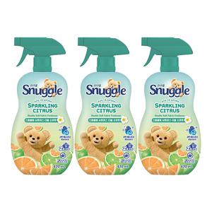 스너글 섬유탈취제 스파클링 시트러스 더블 소프트 470ml, 3개