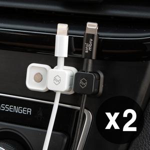 마그네틱 케이블 정리 홀더_자석/단선방지/고정/클립/전선/충전기선/거치대/차량용품