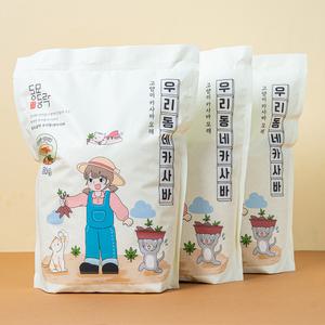 동묘동락 우리동네 카사바모래 고양이모래 3kg x 3개