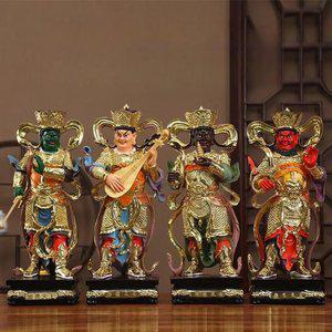 불교 사천왕 불상 조각상 사천왕상 장식품 수호신 사대천왕