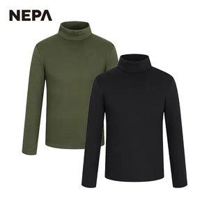 네파 남성 베이직 기모 모크넥 티셔츠 (레귤러) 7J75453