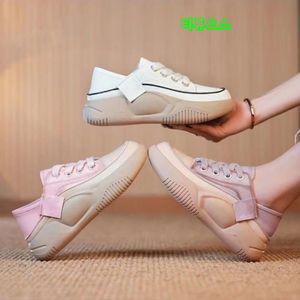 여성 캐주얼 통굽 스니커즈 서포트/아픔 완화/스트레스 해소 트렌드 캐주얼 스트랩 티