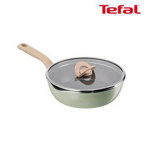 테팔 인덕션 티타늄1X 원픽 냄비팬 피스타치오그린 22cm