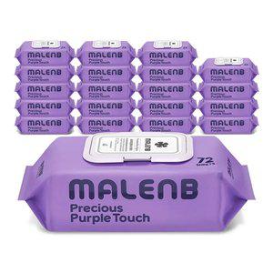 마렌비 물티슈 프리셔스 퍼플터치 72매 (20팩) 80평량 고평량