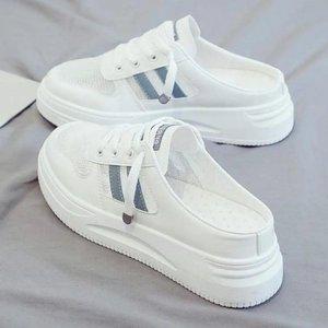 운동화슬리퍼 여성 키높이 뮬스니커즈 블로퍼 5cm 7cm 통굽 클래식 베이직 데일리