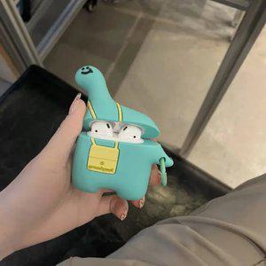 에어팟 프로 1 2 3 세대 푸들 초록 공룡 캐릭터 분리형 보관 커버 케이스