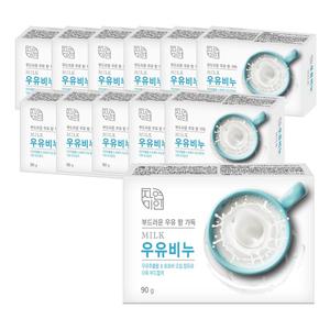 [자연미인] 우유비누 90g x 12개