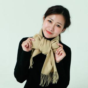 끌레르엔코 남녀공용 머플러 울터치 목도리 커플 무지 패션 국내생산