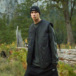 플루크 오버핏 퀼팅 베스트 FVT203