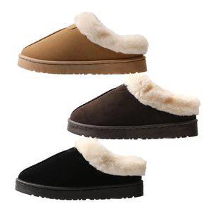 슈넬 스너그 여성 겨울 보아털 퍼슬리퍼 데일리 신발