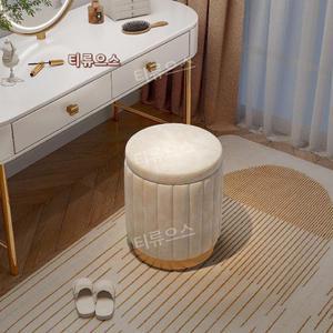 스툴 메이크업 침실 가벼운 인터넷 럭셔리 보관 라운드 드레싱 테이블 소파 티류으스