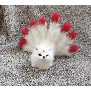 구미호인형 진짜같은 모형 귀여운 생일 인테리어 소품