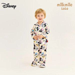 [밀크마일로로] [디즈니]베이비 미키와친구들 피치웜  파자마