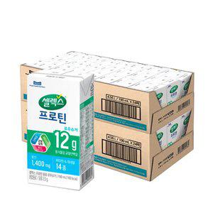 셀렉스 프로틴 음료, 로우슈거 팩, 190ml, 48개