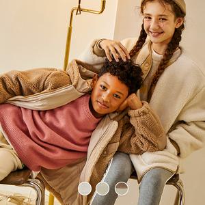 [지오다노주니어] 03071913 후리스 패딩 후드 집업 자켓