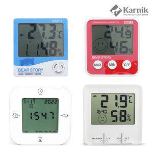 1+1 카르닉 디지털 온습도계 창고정리 기획전 습도 센서 온도측정기 공기질측정기 온도