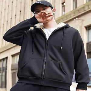 남녀공용 베이직 양털 기모 오버핏 후드 집업 데일리 무지 와이드핏 빅사이즈 후드티