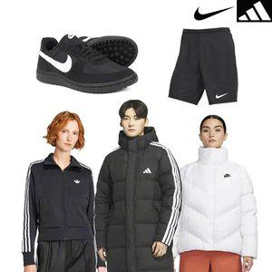 [아디다스 나이키 정품] 겨울 신상입고! 인기 숏패딩 롱패딩 자켓 기모바지 상하의세트