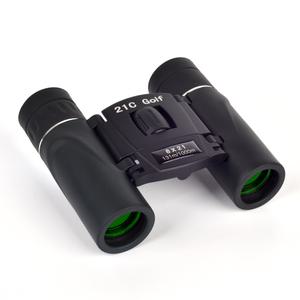21C쌍안경 8x21 미니 포켓 접이식 망원경 소형 편리 고성능 콘서트 스포츠 여행 등산