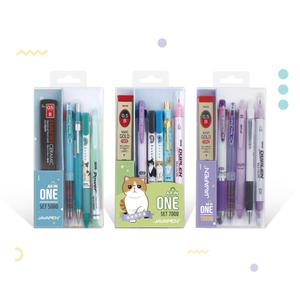 자바 올인원 종합선물세트 문구 국산펜 필기구 샤프심