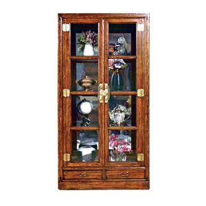 4단유리양주장 국내제작 수공예 원목고가구 전통가구 장식장