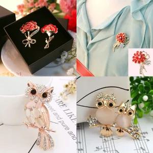 브로치 모음 카네이션 어버이날 스승의날 선물 예쁜 글로벌와이