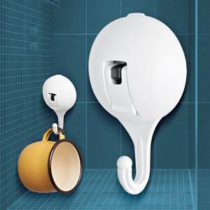 컴팩트 훅 2p 흡착 고리 걸이 주방 벽 다용도 화장실욕실 벽면부착 식후크 패드훅크