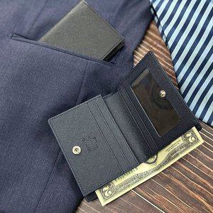 [기타]국산 플럼도트MA4 소가죽 사피아노 똑딱이 카드지갑 명함지갑 남성지갑