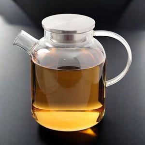 [기타]게더릭 WIINCZNX 내열 유리 차주전자 (1.6L) (스텐뚜껑)