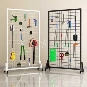 이동형 네트망 메쉬 철망 프레임 철재망 거치대 보드 전시대