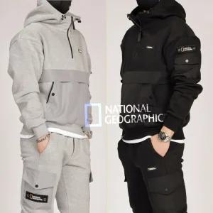 내셔널지오그래픽 IW 3단 헤비 반집업 후드세트 (가을신상) -남여공용