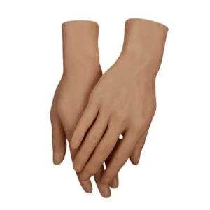 남자 손모형 실리콘 촬영 연습 소품 상품 남성 가짜손 손