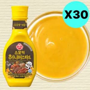 오뚜기 스모키 허니 머스타드 소스 30개 업소 대용량