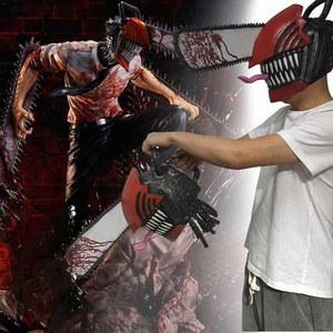 체인소맨 할로윈 프레 덴지 의상 전기 파워 머리 복장 특이한 컨셉 파티 데이