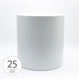법랑 메탈 원통형 화분 (대1호) 25X26cm 화이트