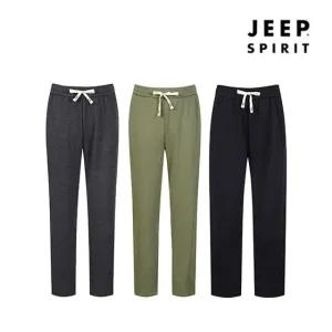 JEEP SPIRIT 겨울 남성 기모 밴딩 트레이닝 팬츠 3종택1