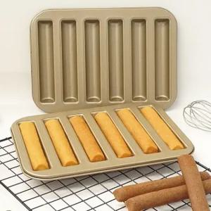 긴 휘낭시에 틀 몰드 마들렌 디저트 카페 베이킹 6구