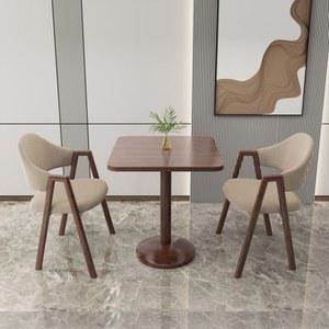 테이블 식탁세트 패브릭 카페 세트 원형 낮은 식탁 2인용