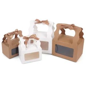 서울상점 여자친구 케이크상자 손잡이 사각 투명창 선물케이스 결혼답례품 포장박스