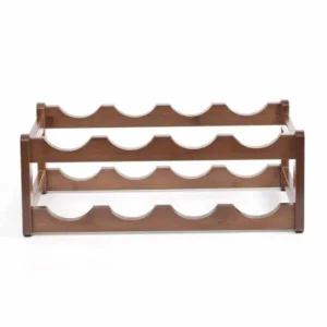 [셀러에이드]원목 와인 저장랙 2단 장식 선물용 보관대 사무실 생일 선물