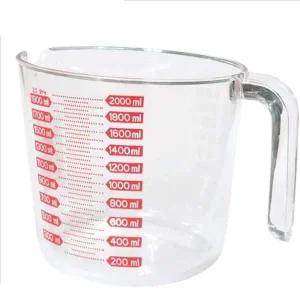 계량용 주방용 계량컵 홈베이킹 2000ml 제빵용컵