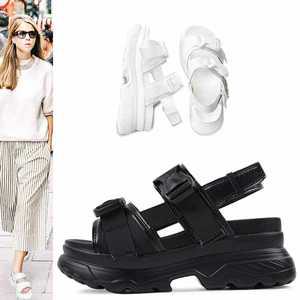 [카미엣뮤즈]클립 벨트 스트랩 어글리 샌들_KM21s125