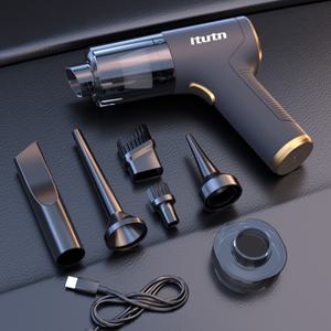 ITUTN 차량용 에어건청소기 무선에어건 휴대용 자동차 충전식 미니 핸디