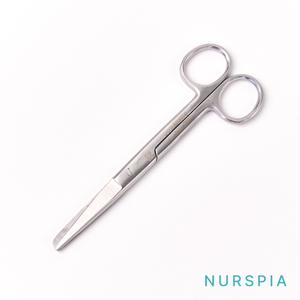 의료용 시저 가위 간호사 14cm 일자형 병원 실습용 너스피아