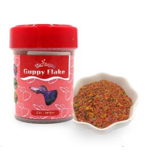 구피전용 플레이크 사료 푸드 25g 열대어 수질정화 수족관 어항 소형물고기 먹이 관상어 밥