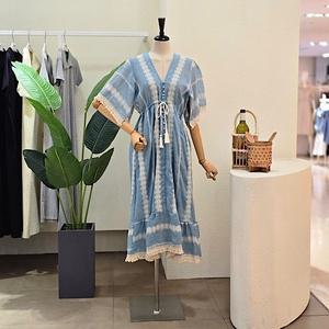 [대구백화점] [4CUS]레이스 배색 에스닉 원피스(FM4E3OP30694)