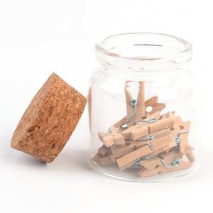 코르크뚜껑 유리병 샘플용기 콜크유리공병 20 50 60 110ml
